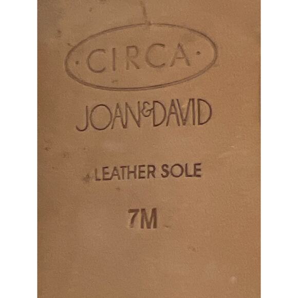 Circa Joan & David Women’s Embellished Floral Suede Slip On Shoes Size 7 Cream - Picture 7 of 7